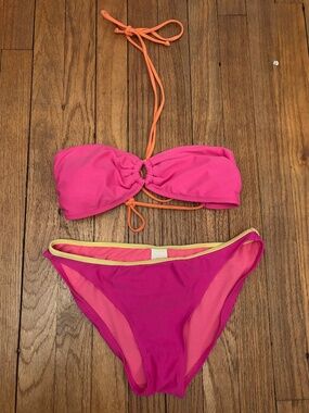 Womens Swimsuit Bikini L top and M bottoms